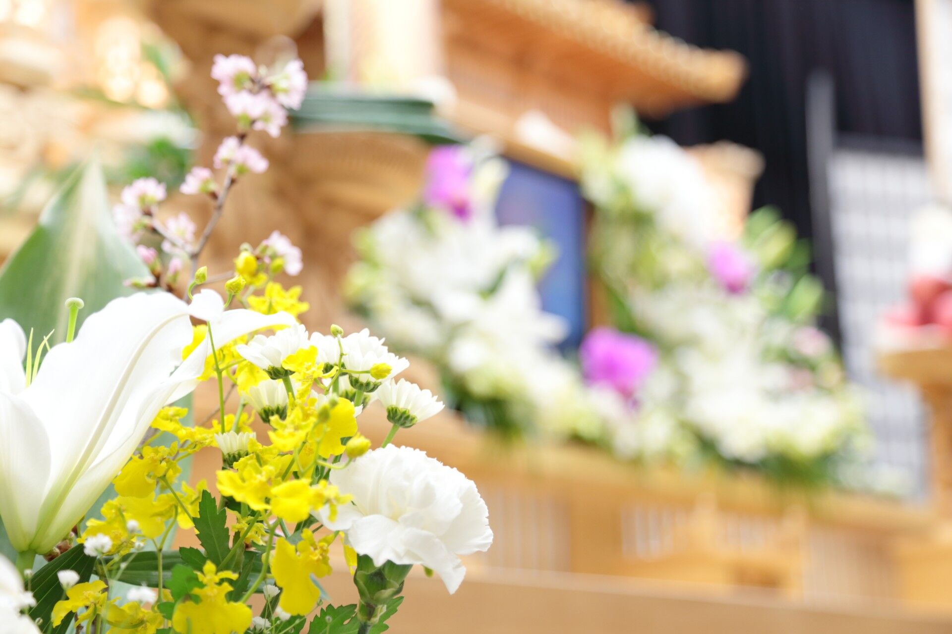 供花